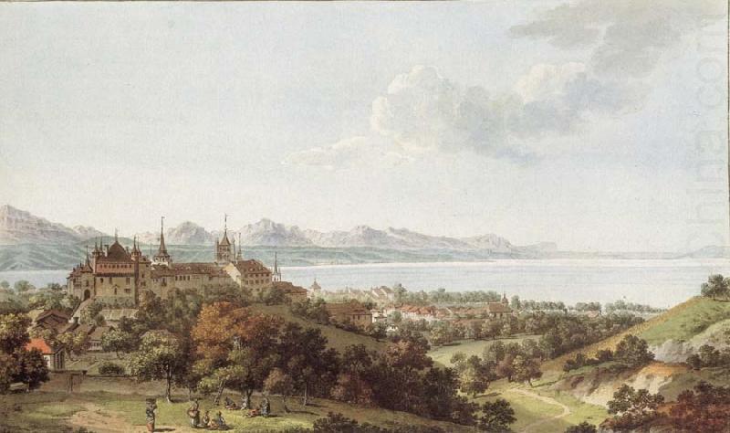 Seen Lausanne, Johann Ludwig Aberli